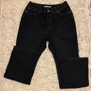 Chico's Dark Blue Flare Jeans